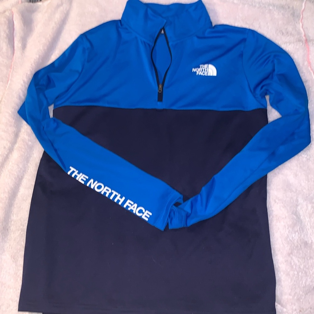 The North Face Boys XL blue quarter zip reactor thermal